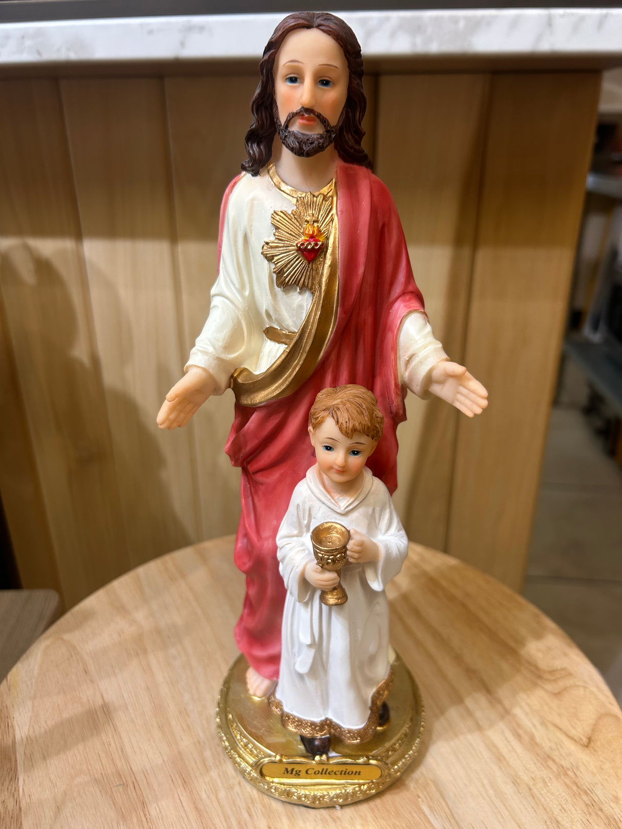 Sacred Heart Boy First Communion 12" I-3