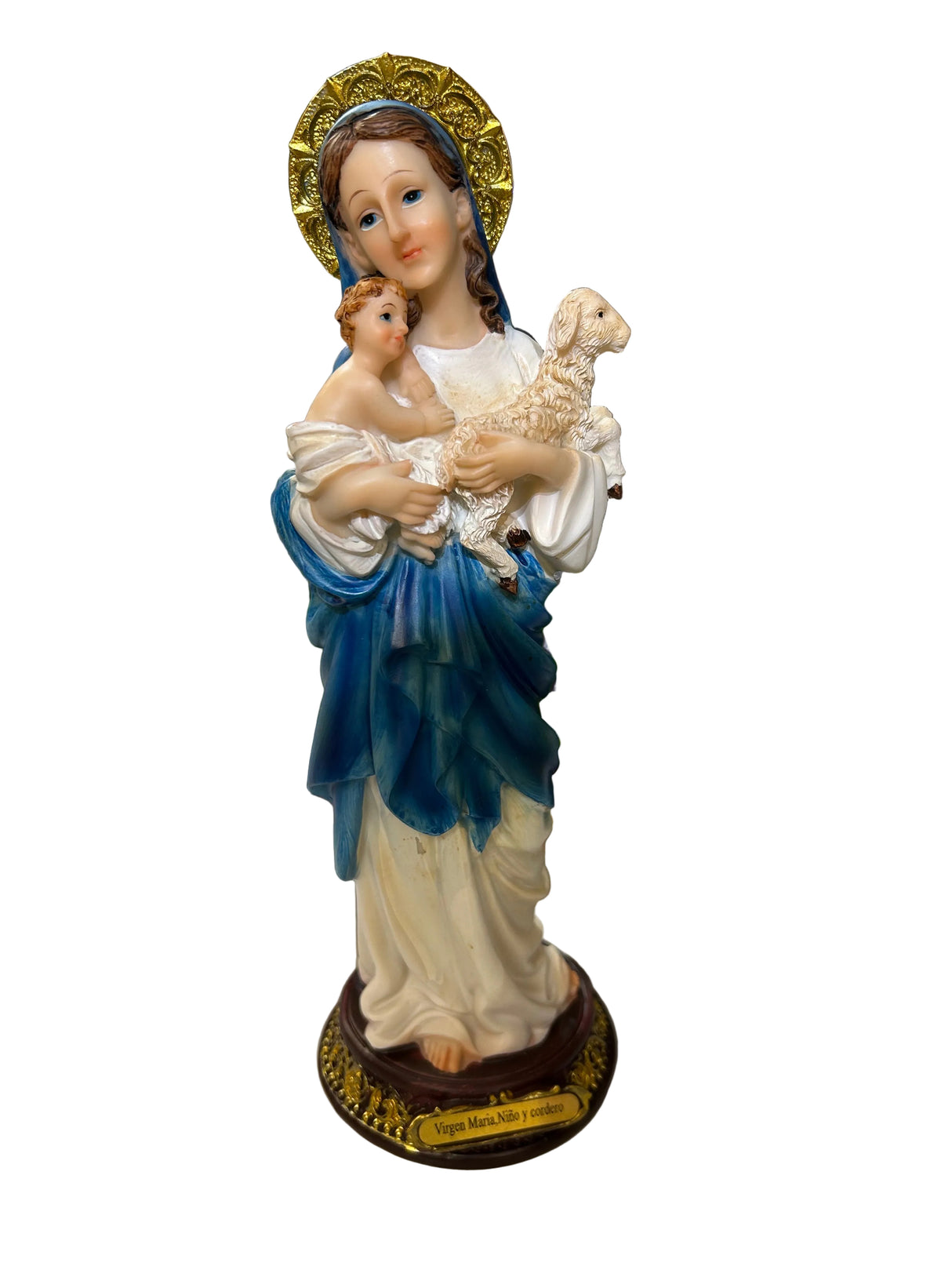 Virgen María con el Niño Jesús y el Cordero B-3