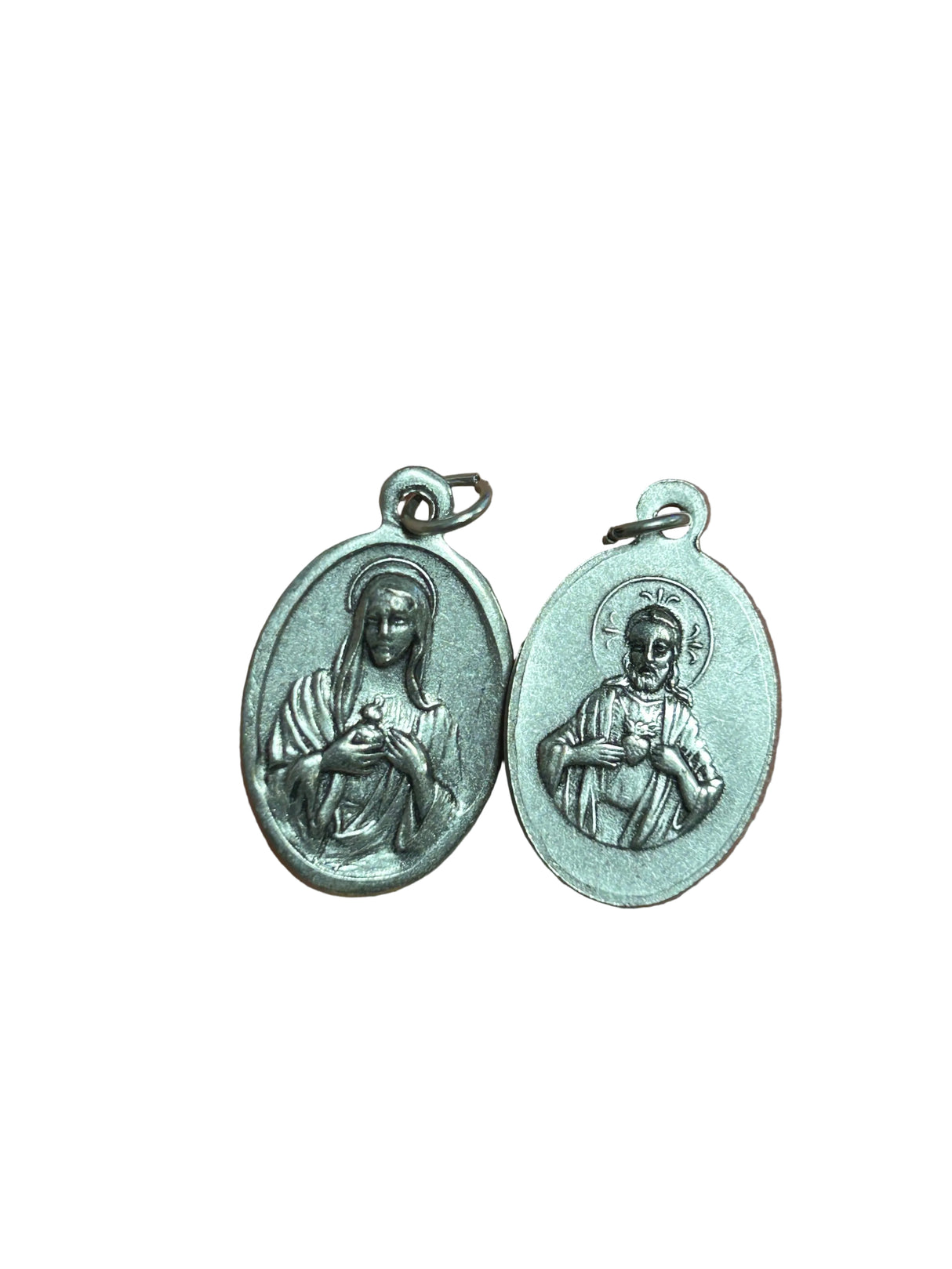 OXY MEDAL IMM HEART OF MARY & SACRED HEART JESUS