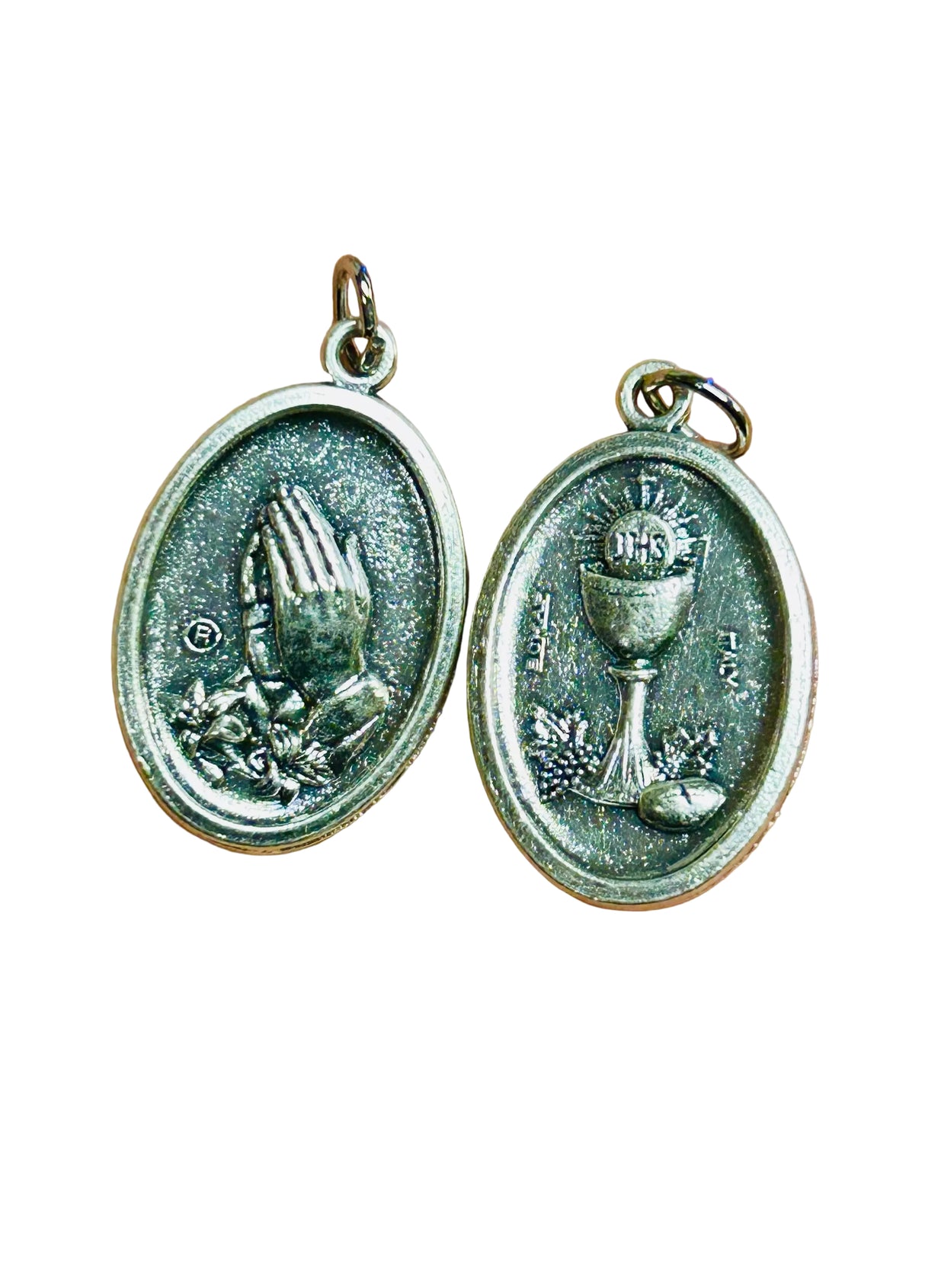 OXY MEDAL PRAYING HANDS-CHALICE