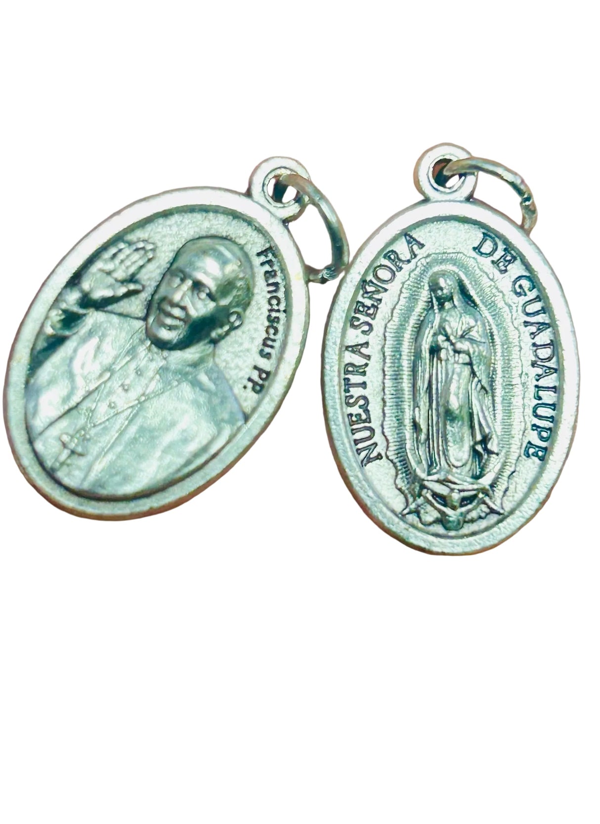 OXY MEDAL POPE FRANCIS AND OUR LADY OF GUADALUPE
