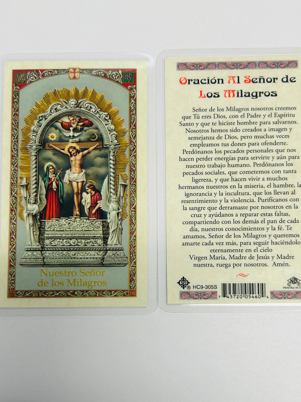 Oracion Al Nuestro Senor de Los Milagros - Spanish