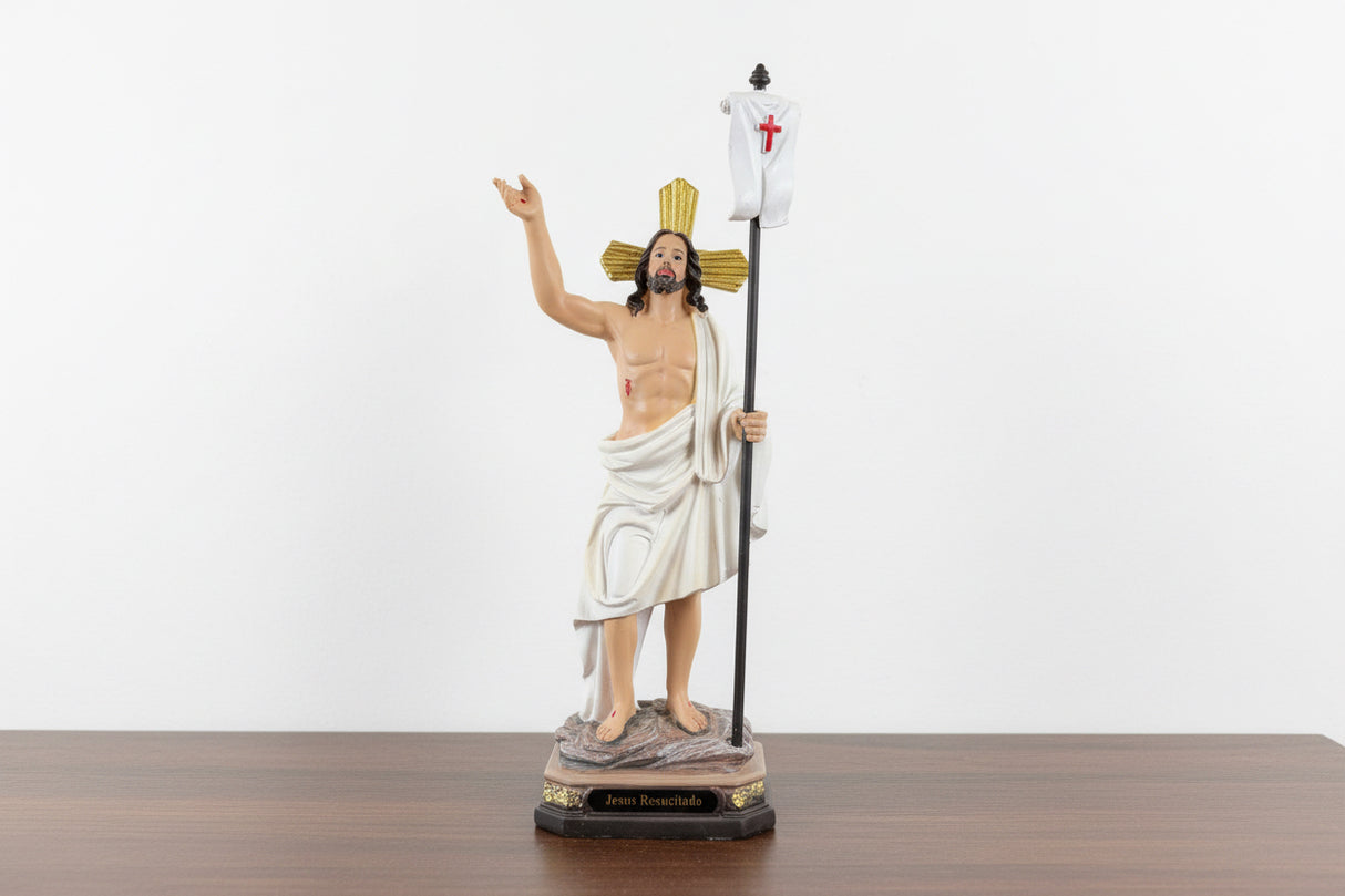 Resurrected Christ statue 8" D-5
