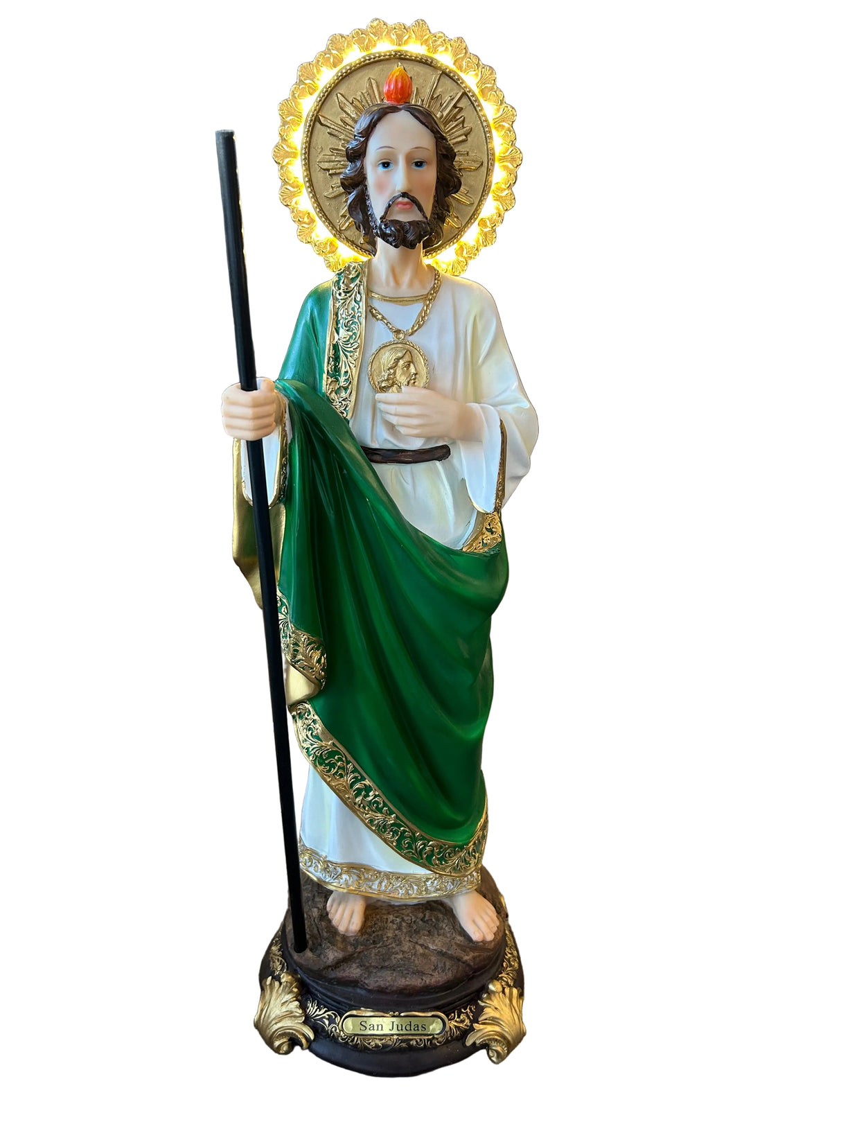 San Judas Tadeo w/t. LED Lights 24" A-1