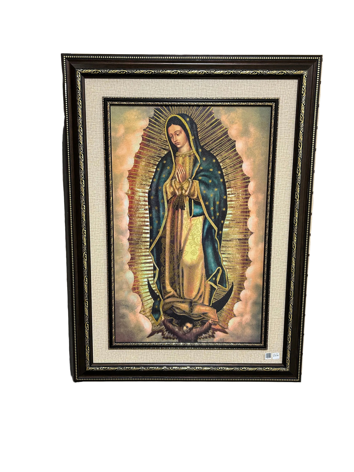 Our Lady of Guadalupe Wood Frame 37X45.5