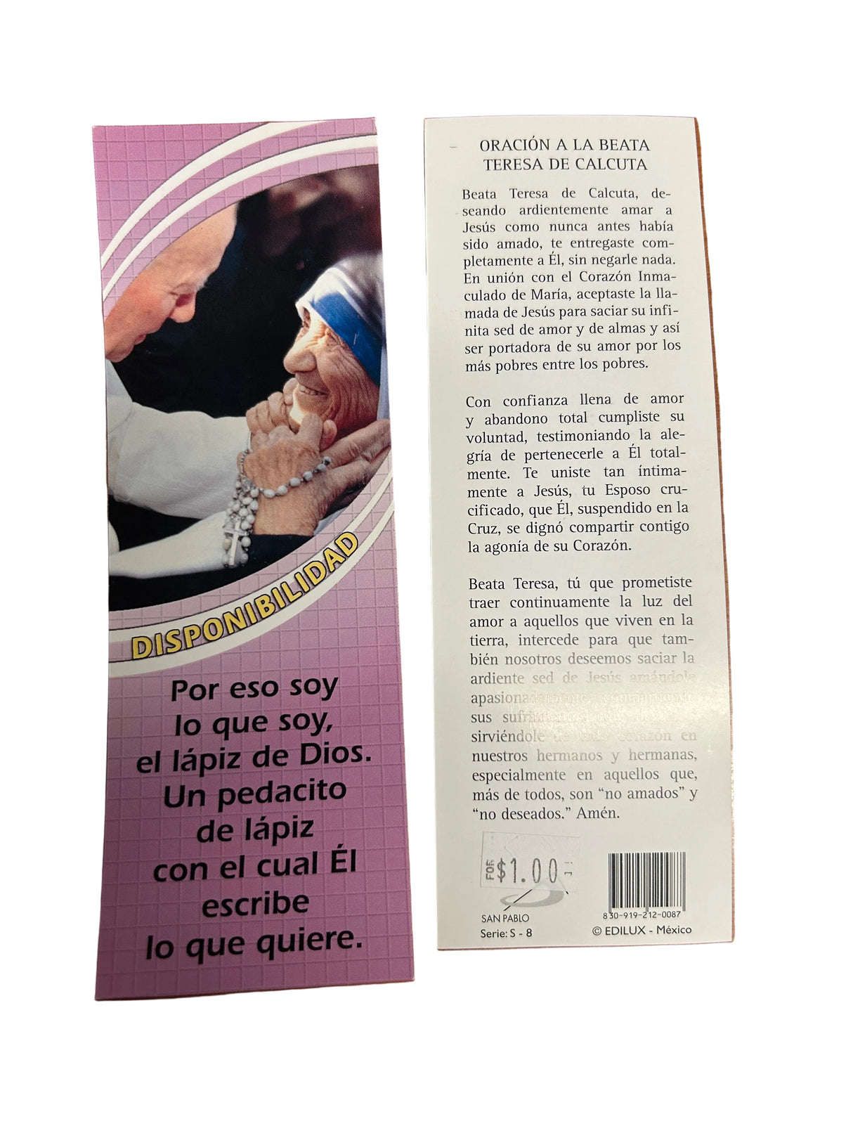 Separador Teresa Calcuta 3