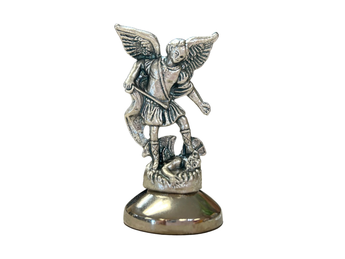 1.8" ST . MICHAEL METAL CAR MAGNET
