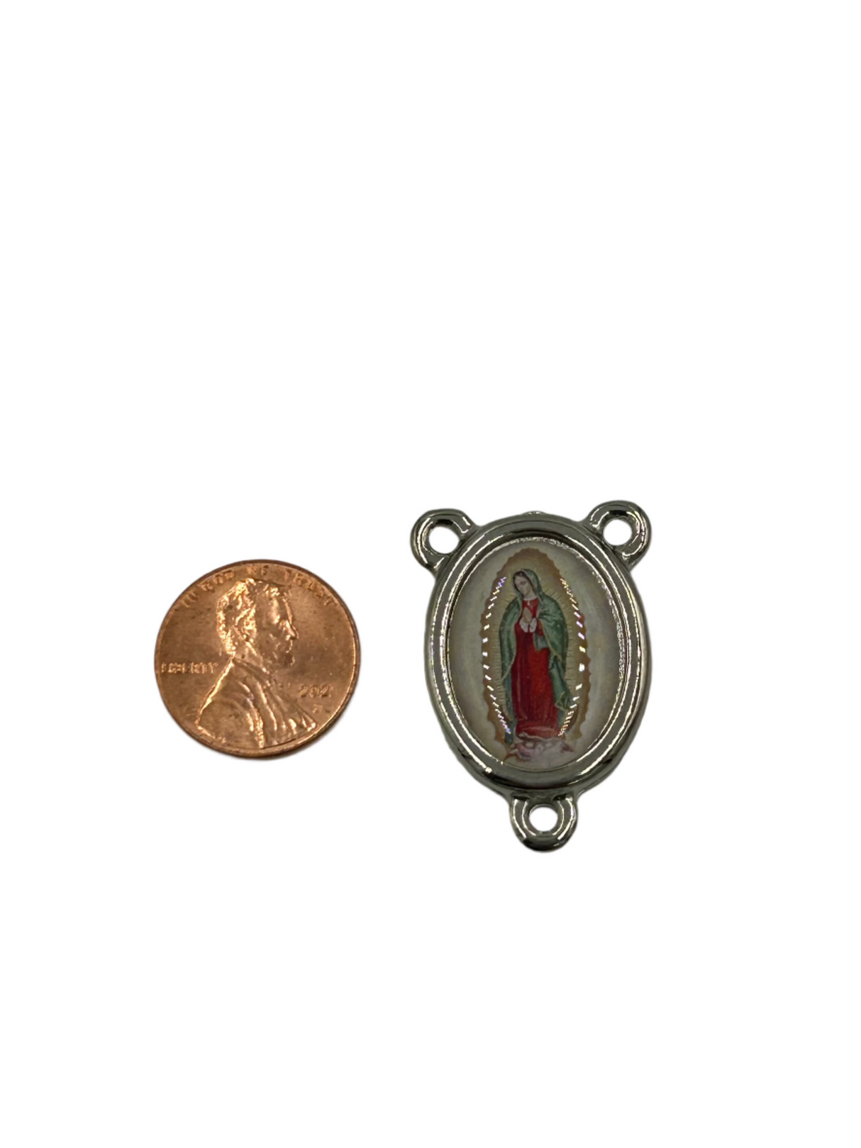 Our Lady of Guadalupe Medals Rosary Centerpiece