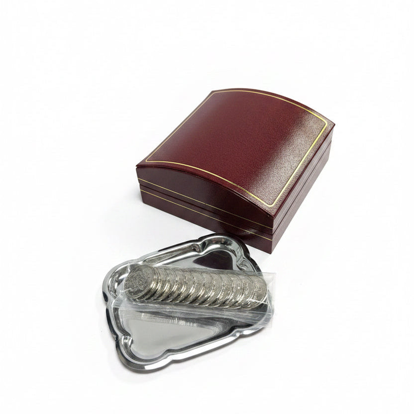 Our Lady of Guadalupe Arras, Silver Bridal Arras Set