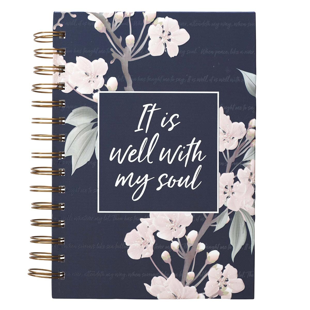 It Is Well With My Soul Large Spiral Journal
