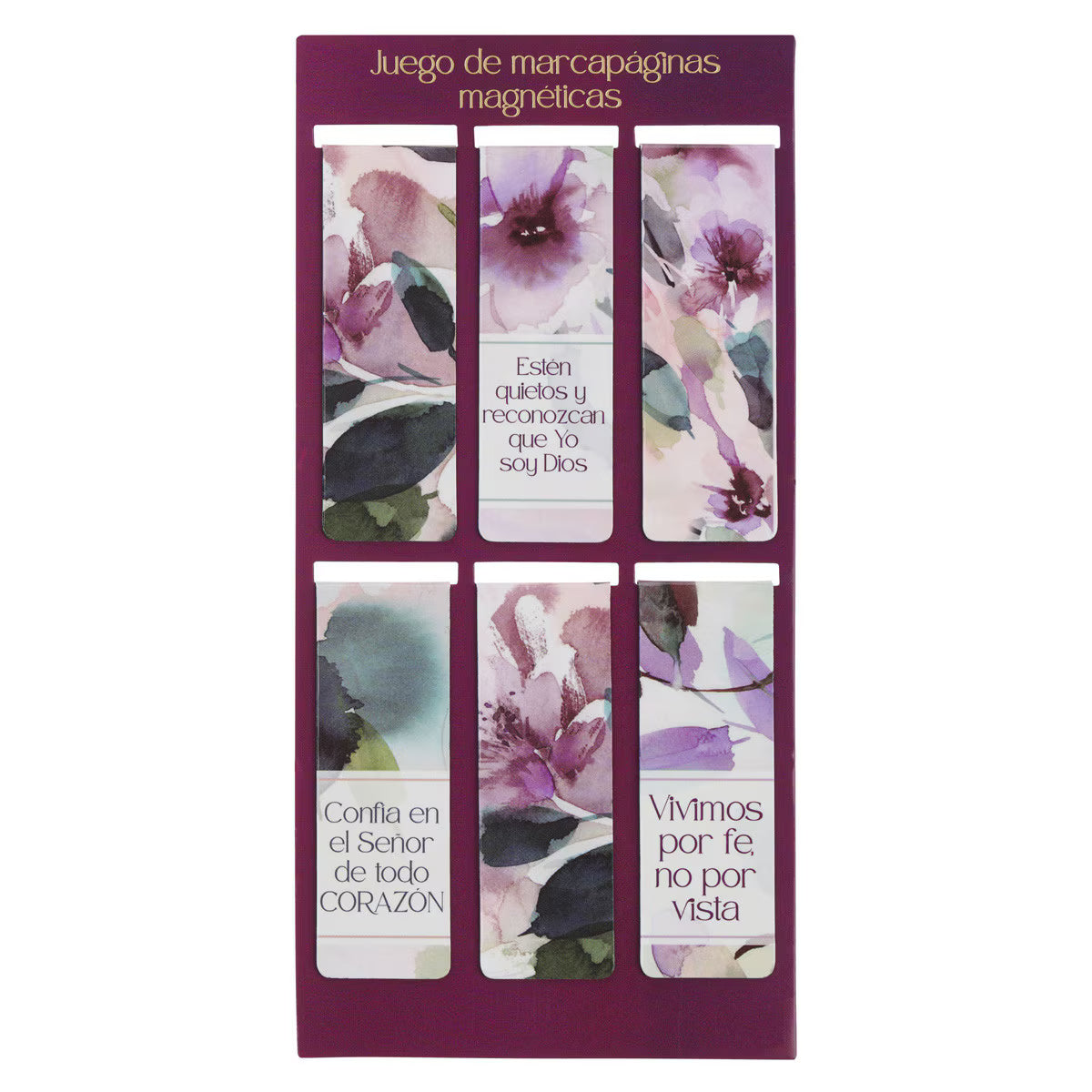 Juego de marcapáginas magnéticas “Florece como las flores”