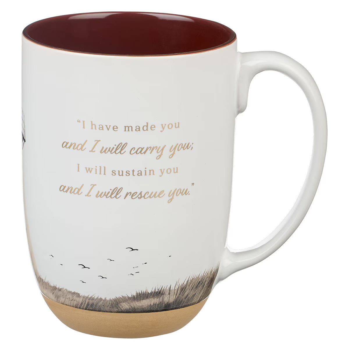 I Have Made You Exposed Clay Base Ceramic Mug - Isaiah 46:4