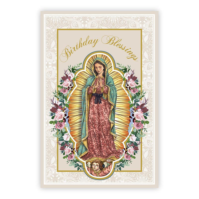 GUADALUPE BIRTHDAY BLESSING CARD