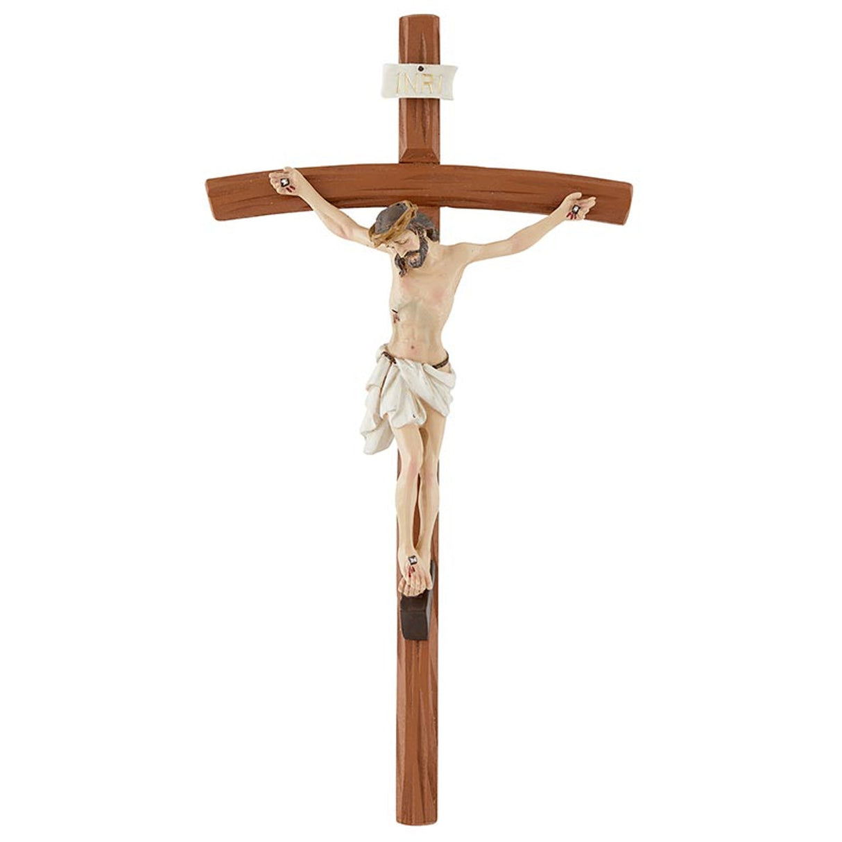 12" H Smooth Finish Crucifix A5-R