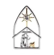 NATIVITY PIN 1.5"H