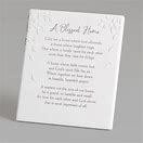 HOME WALL PLAQUE EASEL 6"H