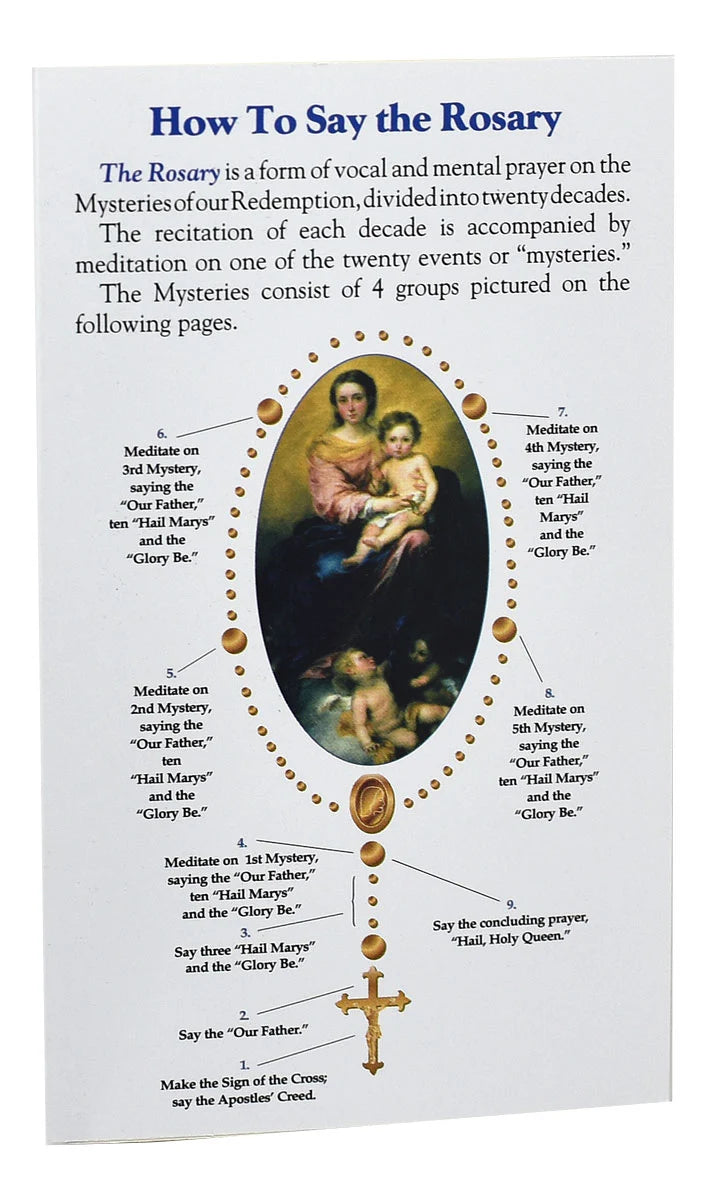 How To Say The Rosary Pamphlet