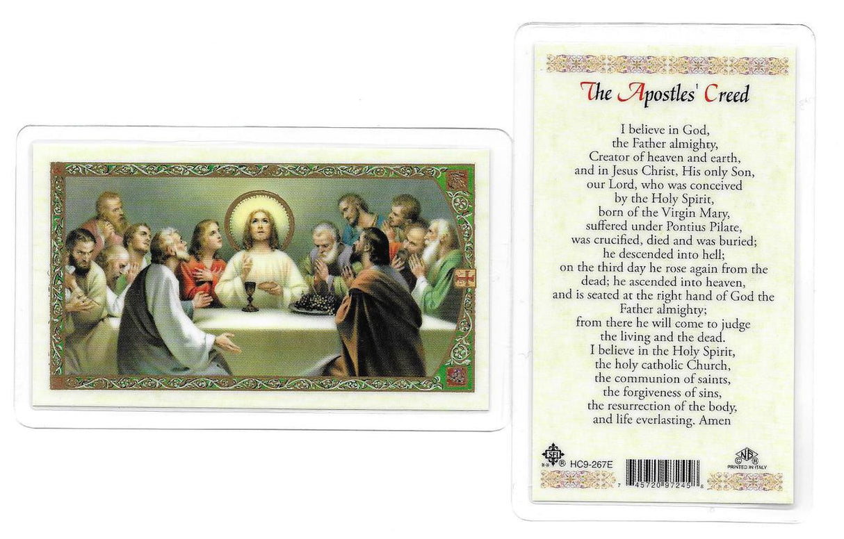 Laminated Prayer Card “The Apostles Creed”