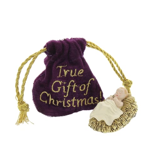 True Gift of 4"H BABY JESUS IN POUCH
