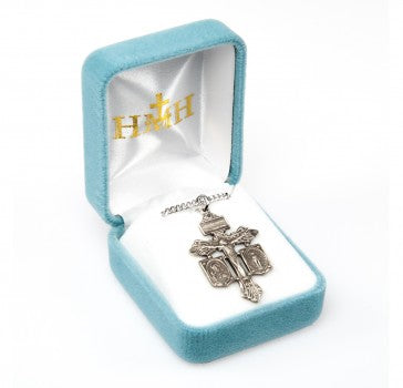 Sterling Silver Pardon Pierced Miraculous & Scap-Cfx *24"