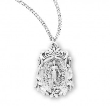 Sterling Silver Fancy Mirac-*18" Ch-Bxd