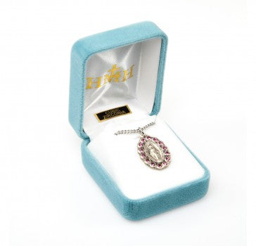 Sterling Silver Oval Miraculous Medal