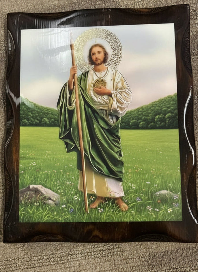 Saint Jude Glossy Frame 9X11