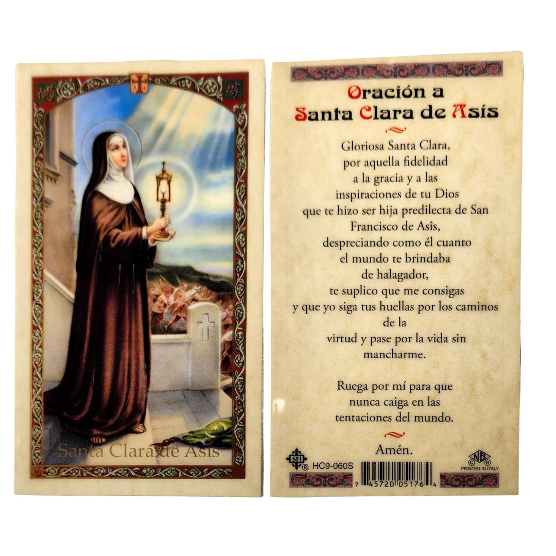 Oracion a Santa Clara de Asis