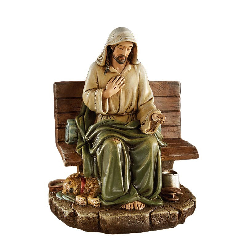5" H No Place to Rest Figurine B3-R