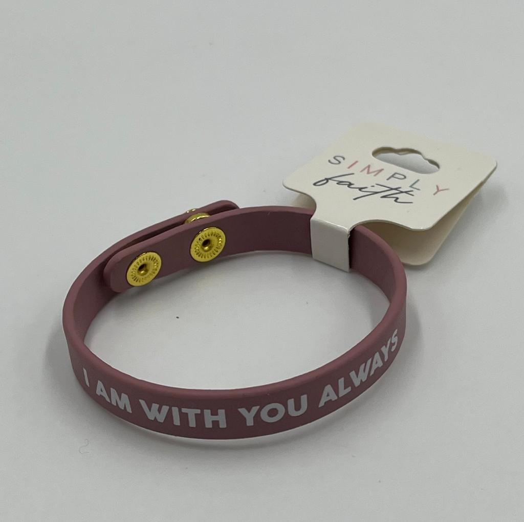 SNAP BRACELET I AM WITH YOU