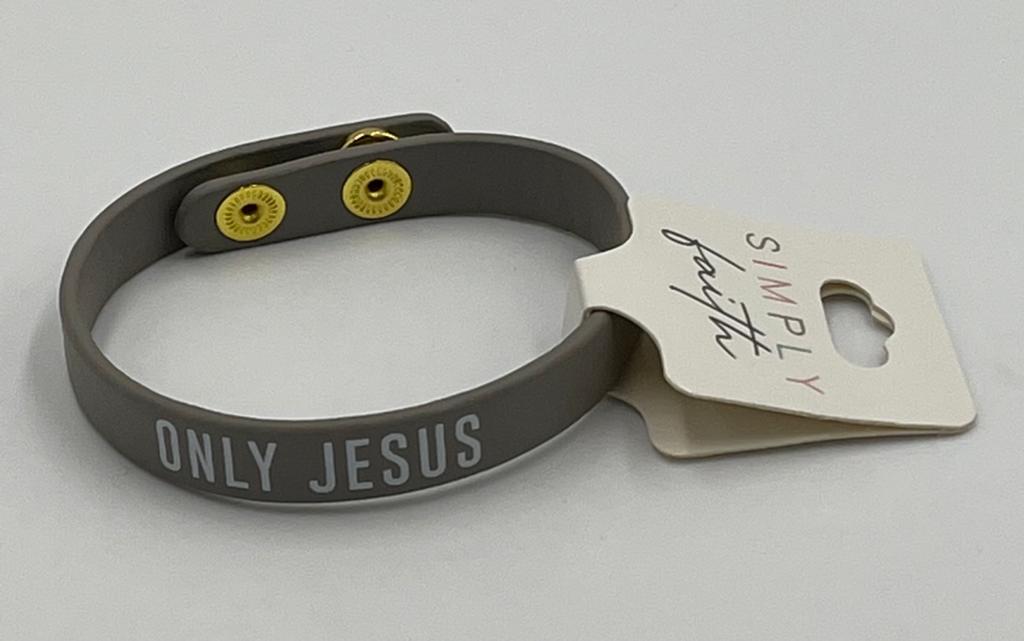 SNAP BRACELET ONLY JESUS