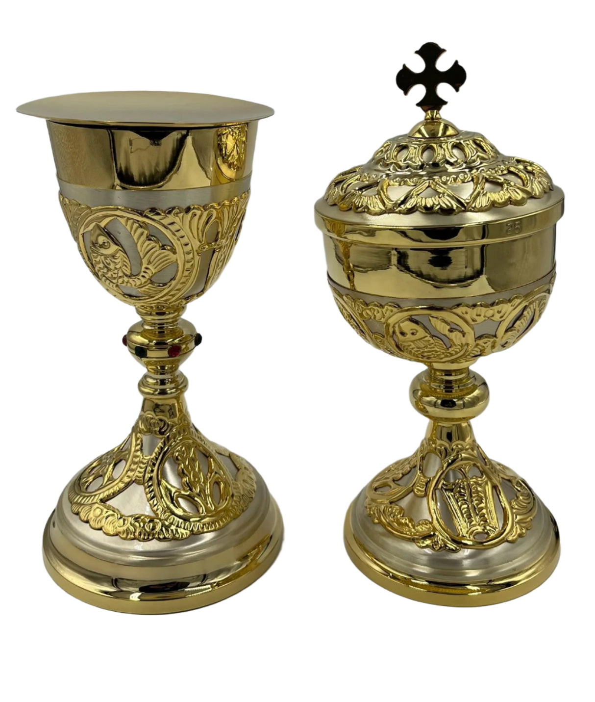 SET DE CIBORIUM AND CHALICE