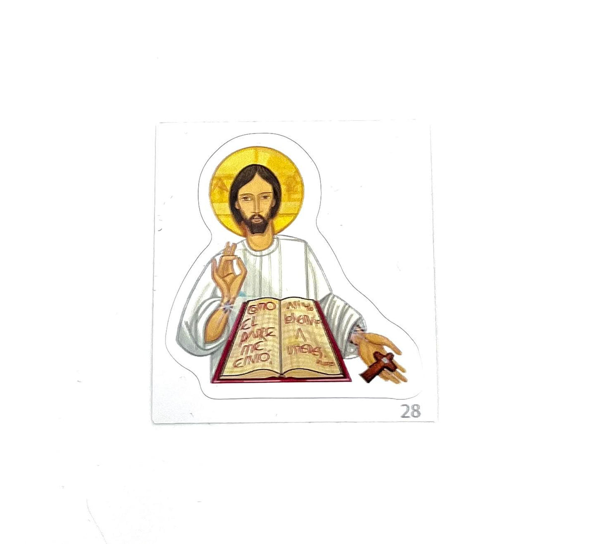STICKERS CRISTO MISIONERO 2x2