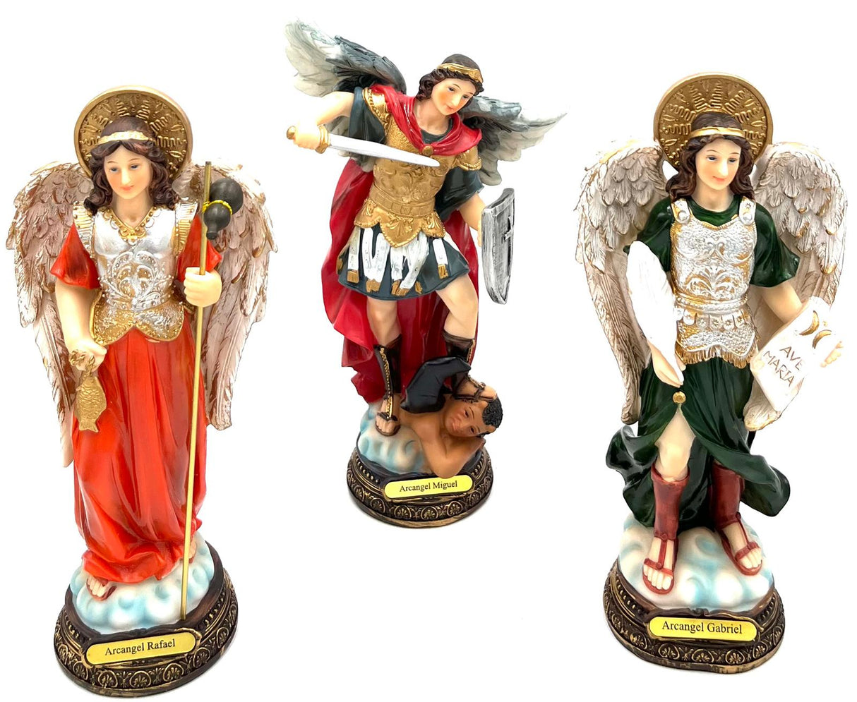 The three Archangels 9"H