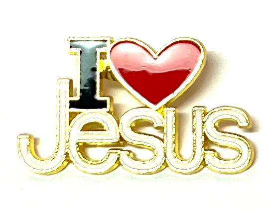 I LOVE JESUS PINS