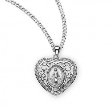 Hand Mirac Heart Medal-18