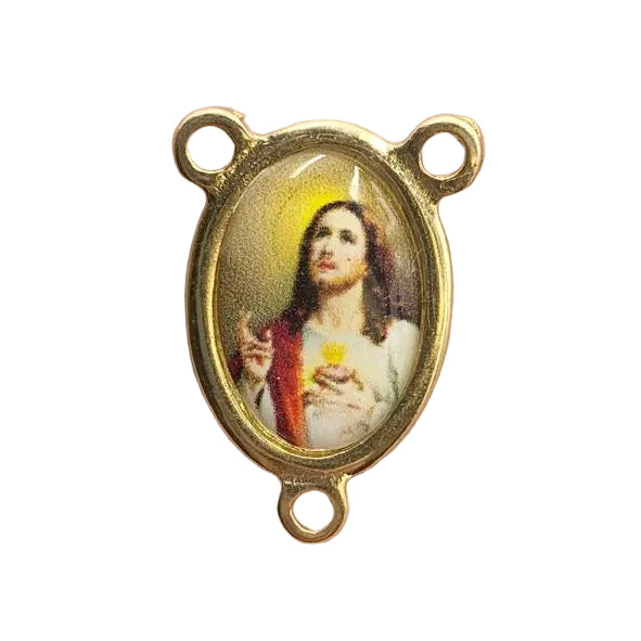 GOLD SACRED HEART CENTER PIECE #1