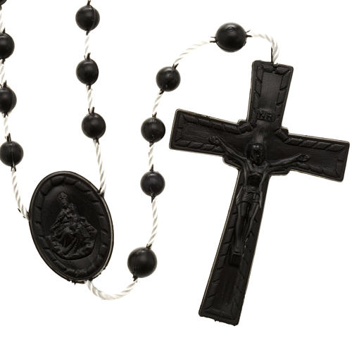 Black Rosary | Plastic | R100BK
