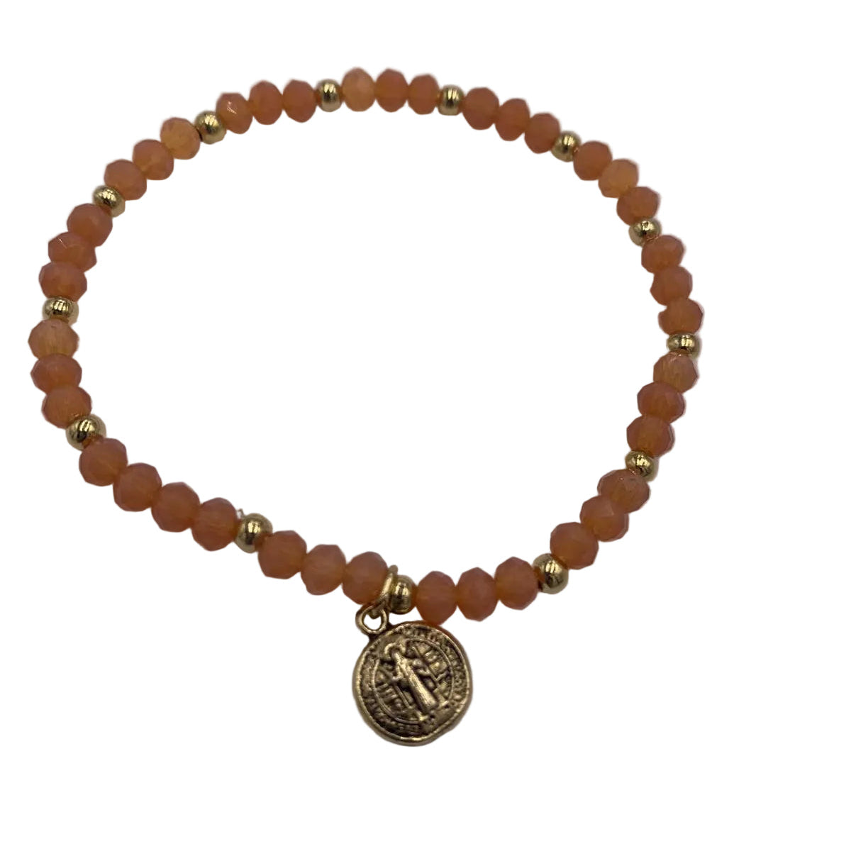 COLORFUL BRACELETS WITH ST. BENIDICT MEDAL