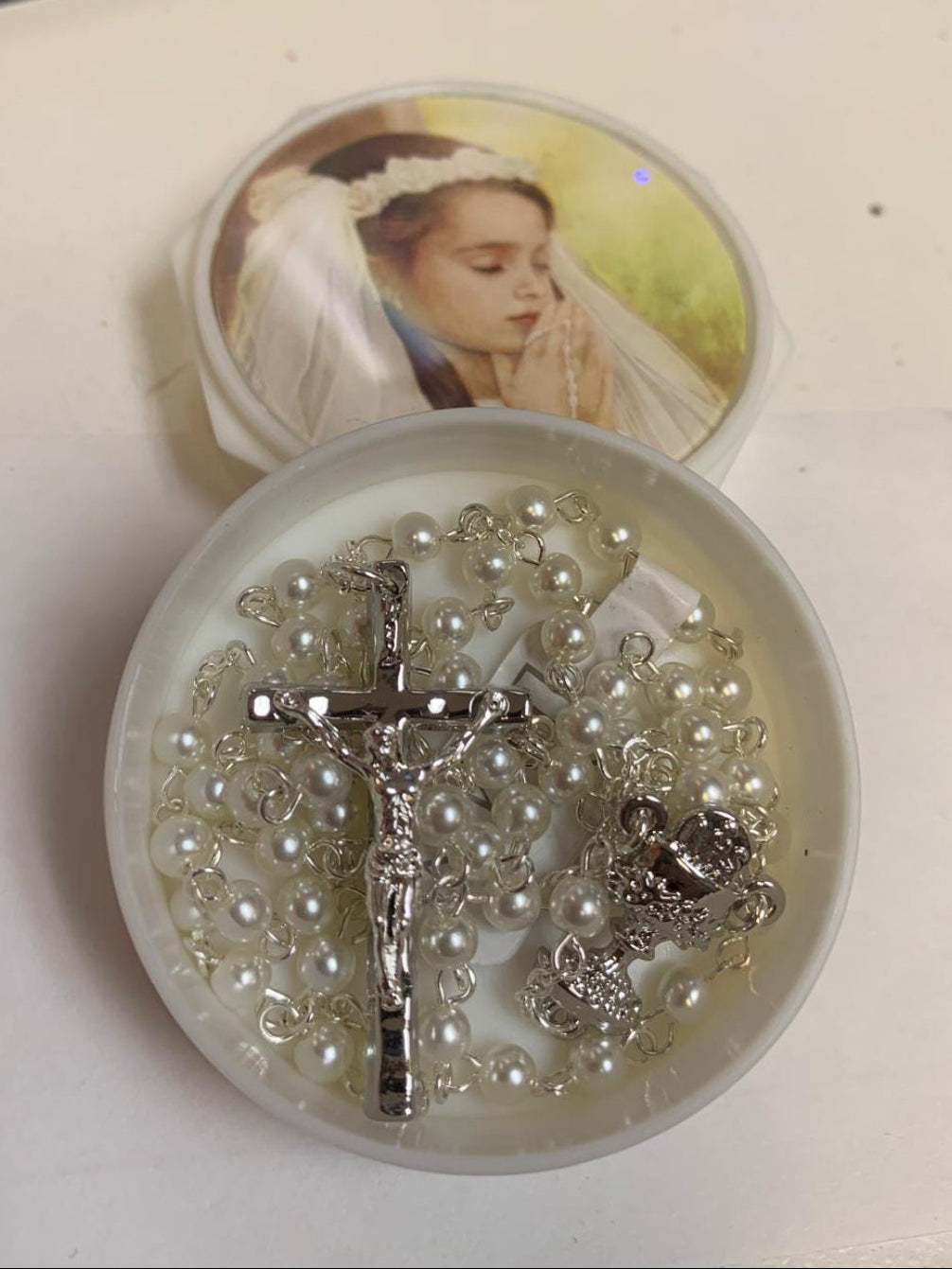 2 PC SET ROSARY BOX & ROSARY