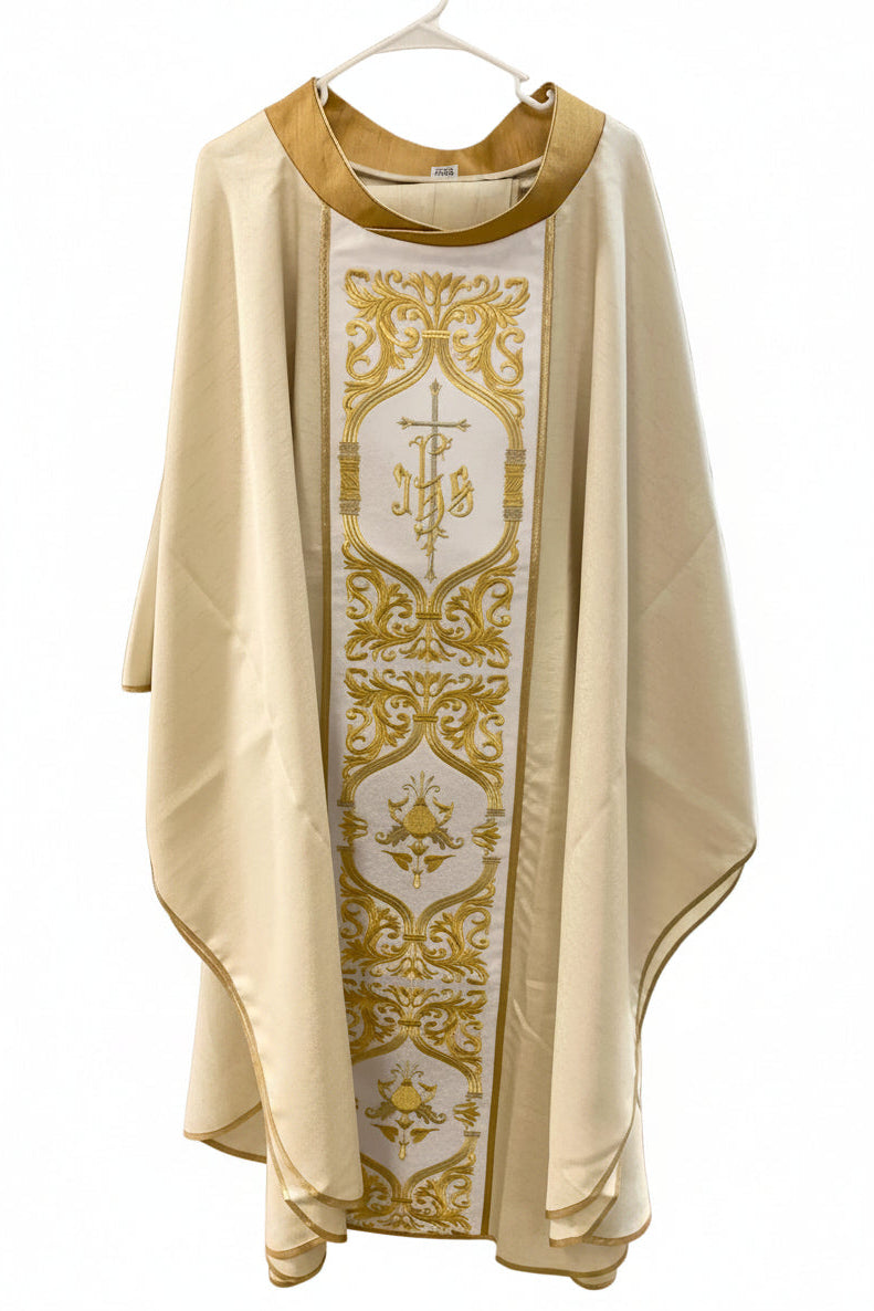 Gold Chasuble (White Galon)