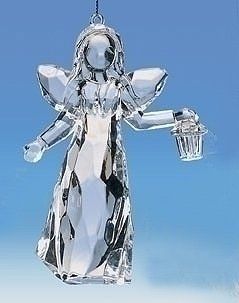 4.5"H ICY ANGEL 3A ORNAMENT