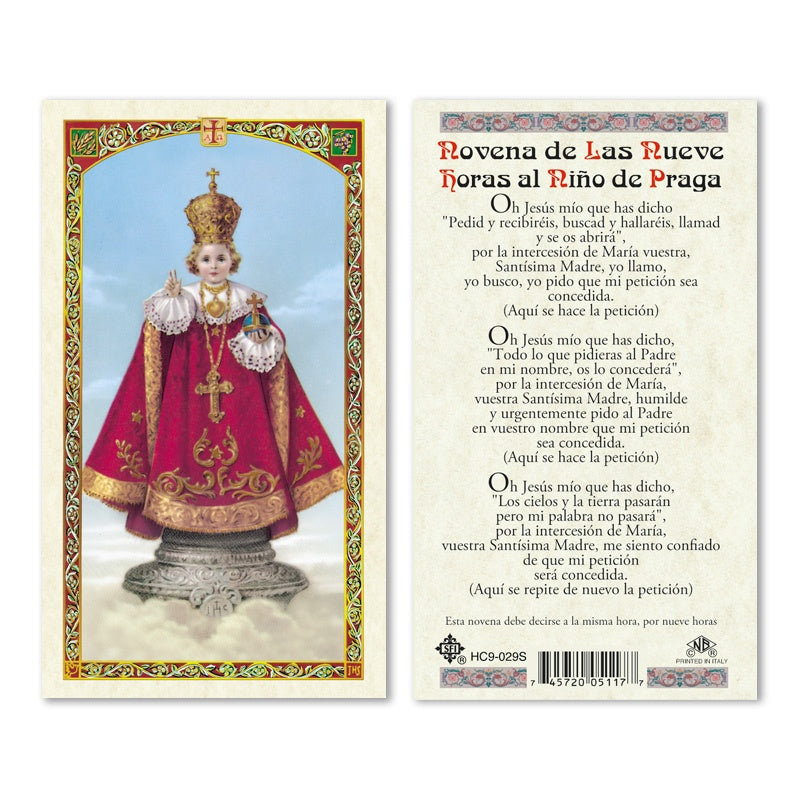 Novena De Las Nueve Horas Al Nino De Praga