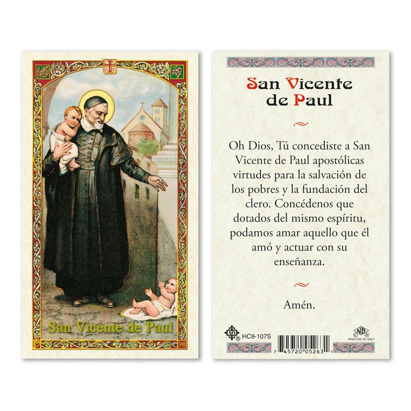 San Vicente de Paul - Plastificado