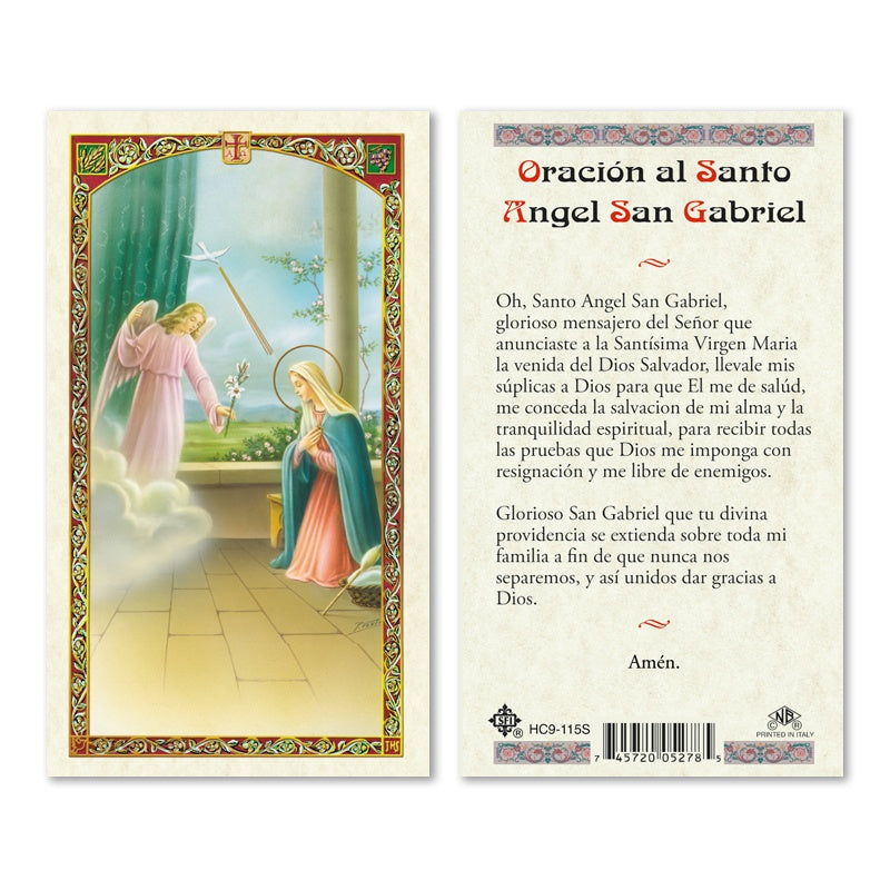 San Gabriel Arcangel- Plastificadas