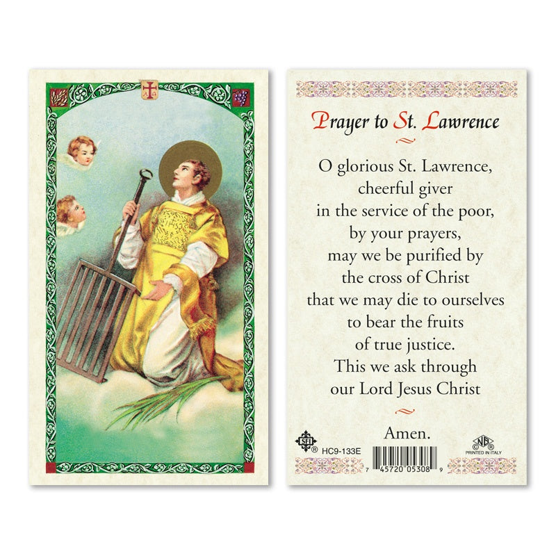 Prayer to St Lawrence