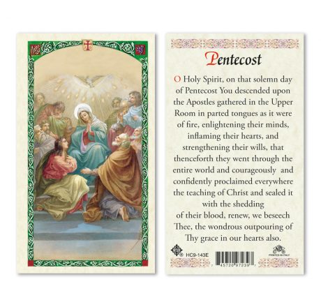 PENTECOST PRAYER CARD