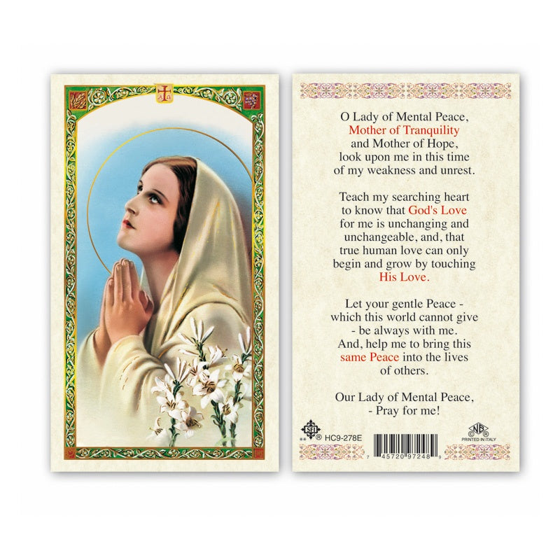 OUR LADY OF MENTAL PEACE