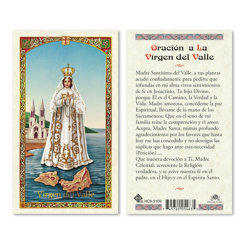 Virgen del Valle-Plastificada