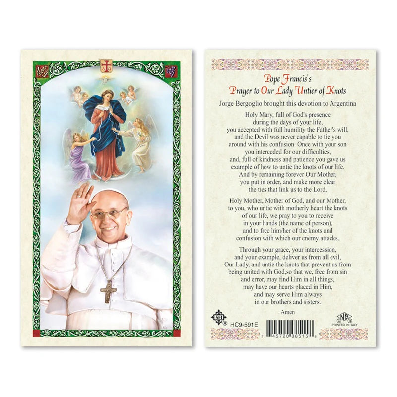 Pope Francis' Prayer to Our Lady Untier of knots